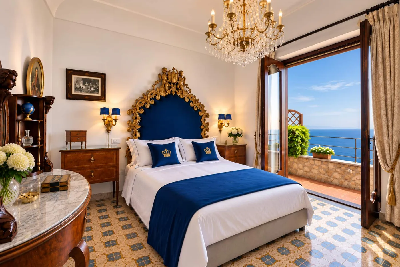 Queen-size bedroom
